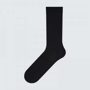 Men Uniqlo Colorful 50 Socks Black | 6822710