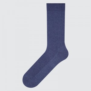 Men Uniqlo Colorful 50 Socks Blue | 1650708