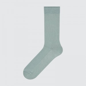 Men Uniqlo Colorful 50 Socks Green | 4771647