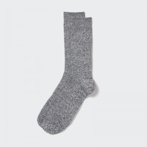 Men Uniqlo Colorful 50 Socks Grey | 242604