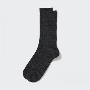 Men Uniqlo Colorful 50 Socks Grey | 3021106
