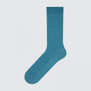 Women Uniqlo Colorful 50 Socks Blue | 1648324