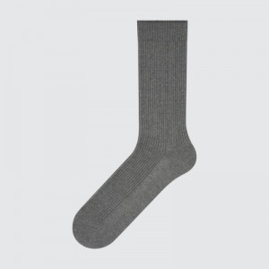 Women Uniqlo Colorful 50 Socks Grey | 4206041