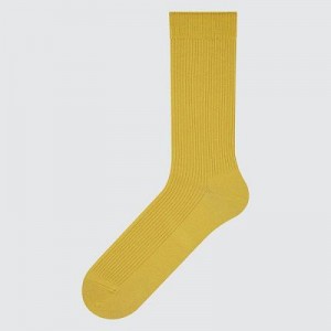 Women Uniqlo Colorful 50 Socks Yellow | 973772