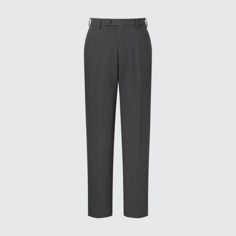 Men Uniqlo Airsense Ultra Light Wool-like Pants Grey | 4779150