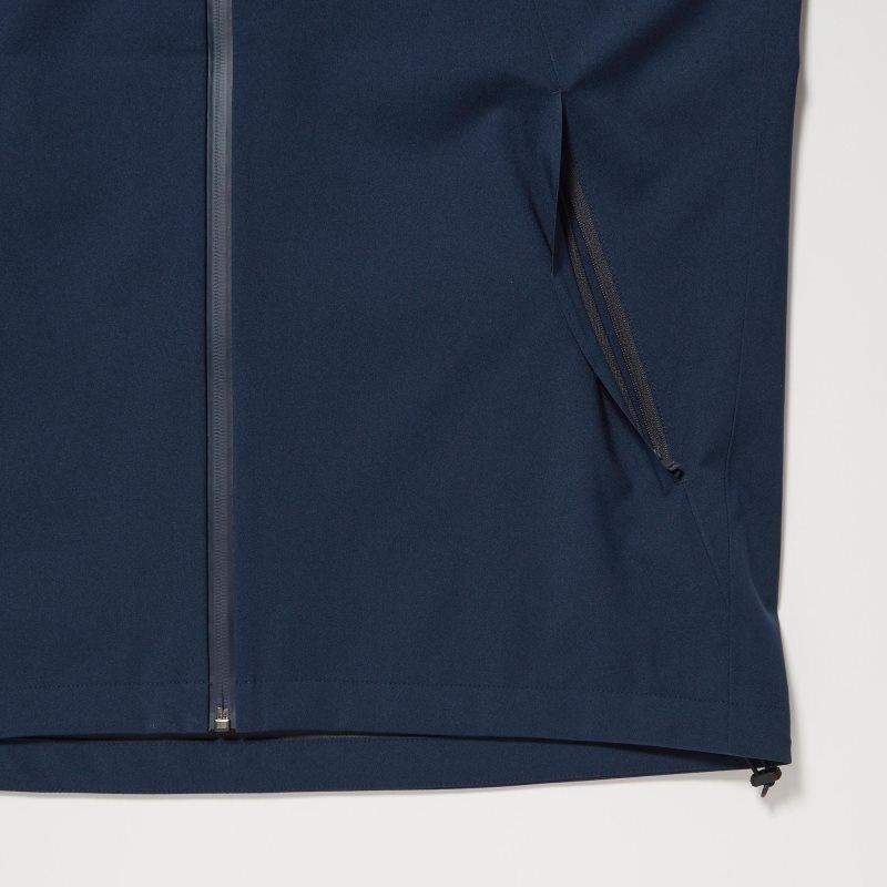 Men Uniqlo Blocktech 3d Cut Parka Olive | 2600869