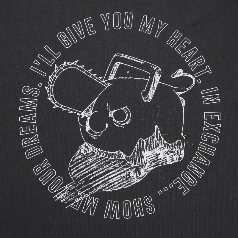 Men Uniqlo Chainsaw Man × Kosuke Kawamura Ut Long-sleeve Graphic T Shirts Grey | 750621