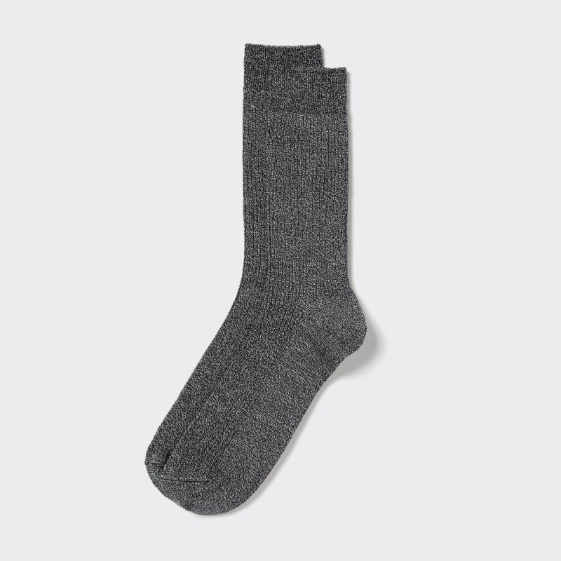 Men Uniqlo Colorful 50 Socks Grey | 2665810