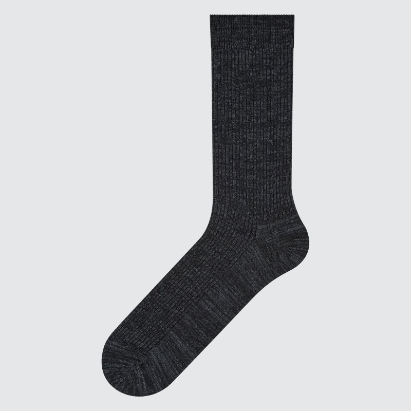 Men Uniqlo Colorful 50 Socks Grey | 706640