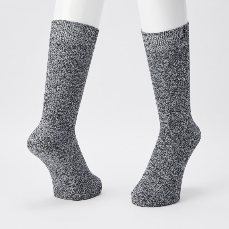 Men Uniqlo Colorful 50 Socks Grey | 8423373