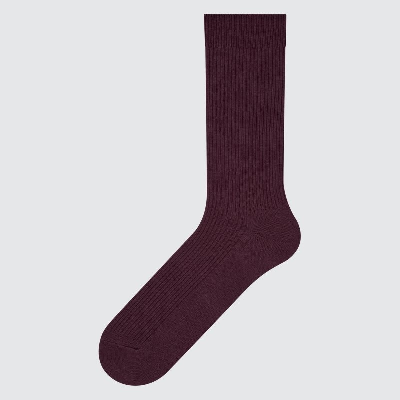 Men Uniqlo Colorful 50 Socks Red | 8735704