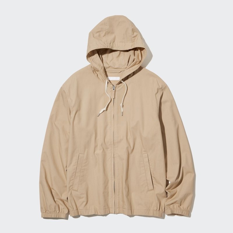 Men Uniqlo Cotton Parka Beige | 4378967