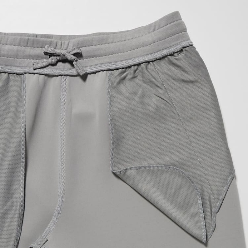Men Uniqlo Dry Stretch Jogger Pants Grey | 5270632