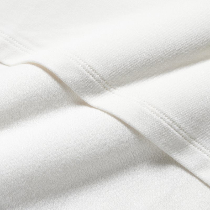 Men Uniqlo Heattech Cotton Crew Neck Extra Warm T Shirts White | 3894463