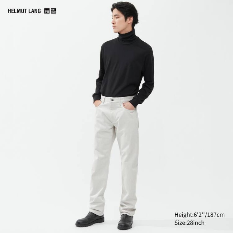 Men Uniqlo Helmut Lang Jeans White | 5804741