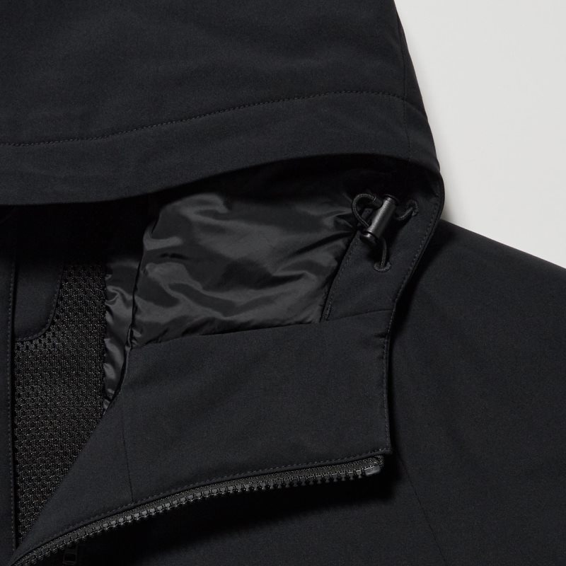 Men Uniqlo Hybrid Down 3d Cut Parka Grey | 2001692