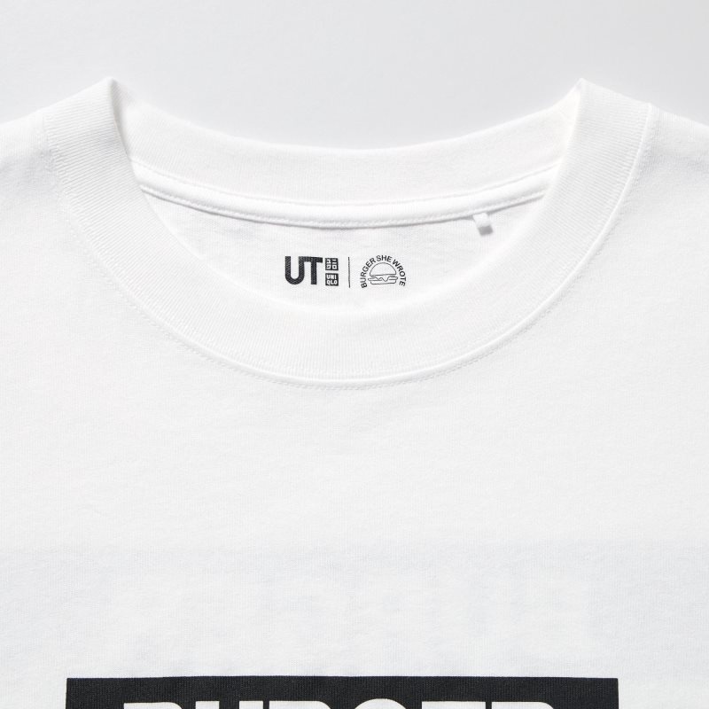 Men Uniqlo L.A. Eats Ut Oversized Short-sleeve Graphic Burger She Wrote T Shirts White | 9030963