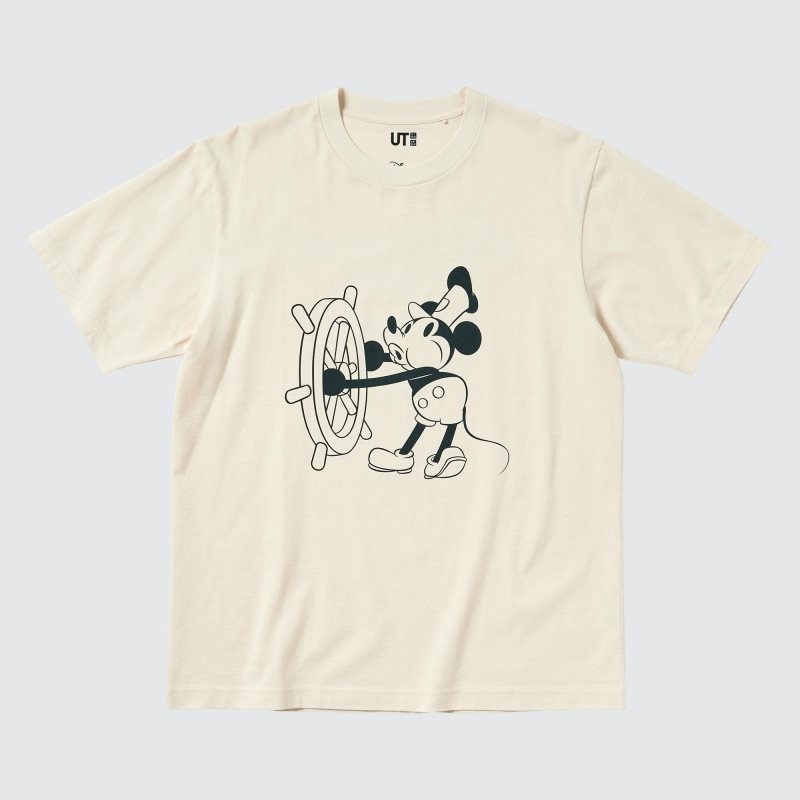 Men Uniqlo Magic For All Favorites Ut Short-sleeve Graphic T Shirts Beige | 3677732