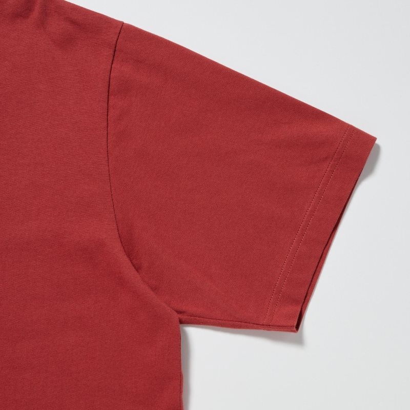 Men Uniqlo Naruto Ut Short-sleeve Graphic Jiraiya T Shirts Red | 7464275
