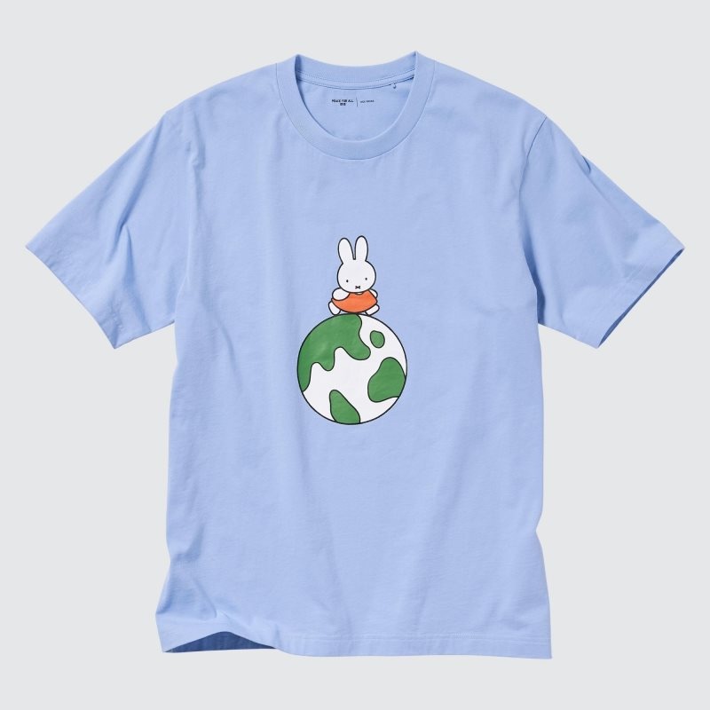 Men Uniqlo Peace For All Dick Bruna Short-sleeve Graphic T Shirts Blue | 2874678