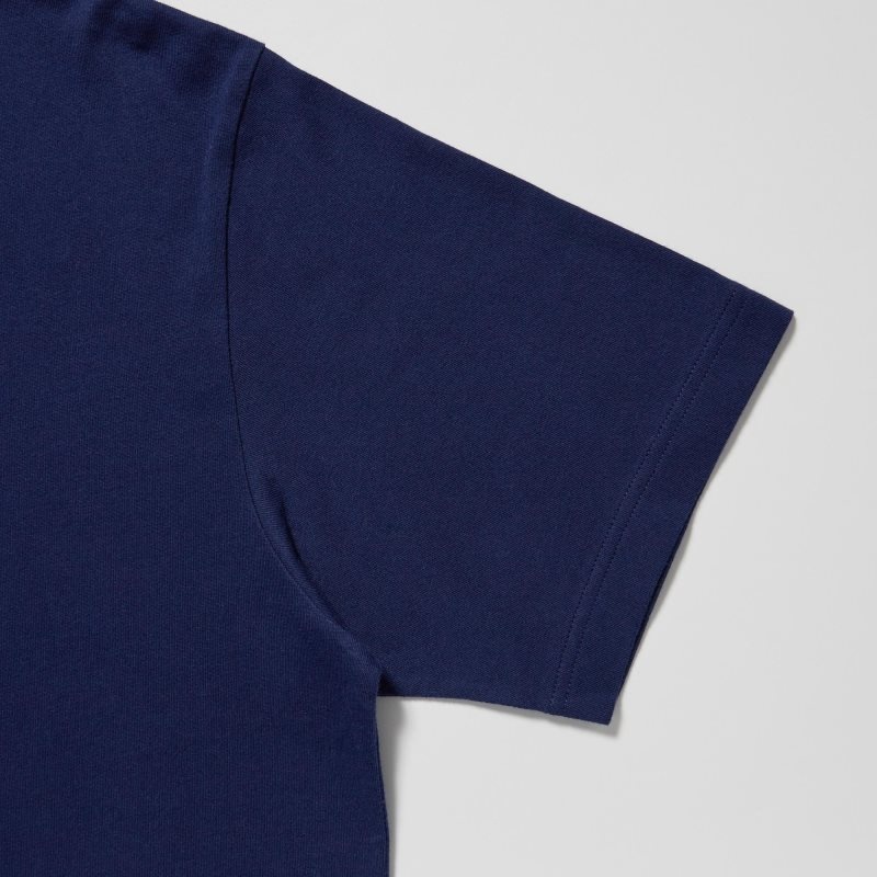 Men Uniqlo Peace For All Lisa Larson Short-sleeve Graphic T Shirts Navy | 7271539