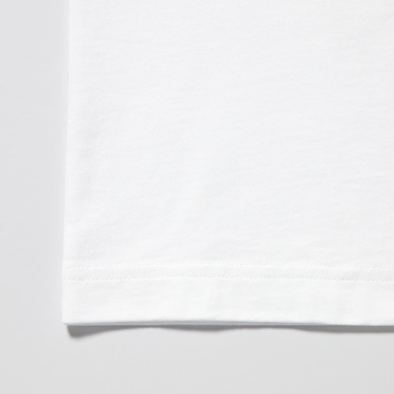Men Uniqlo Peace For All Roger Federer Short-sleeve Graphic T Shirts White | 618934
