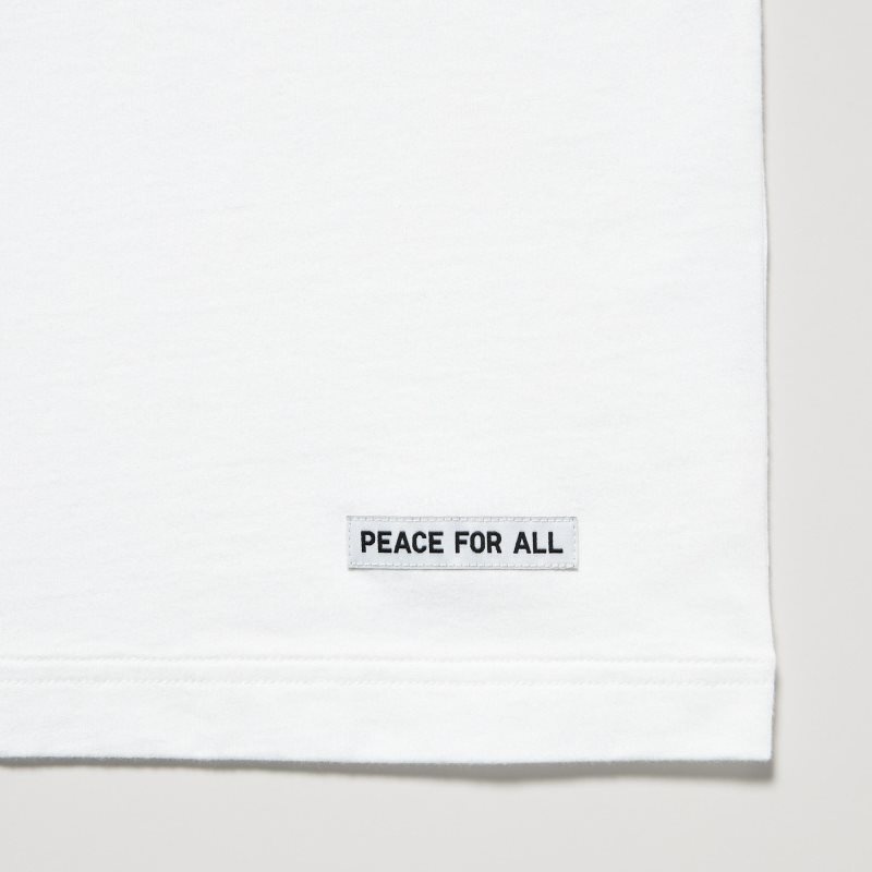 Men Uniqlo Peace For All Ut Tadao Ando Short-sleeve Graphic T Shirts White | 8443907