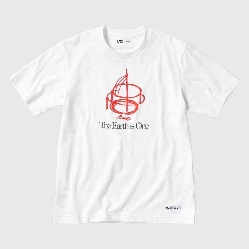 Men Uniqlo Peace For All Ut Tadao Ando Short-sleeve Graphic T Shirts White | 8443907