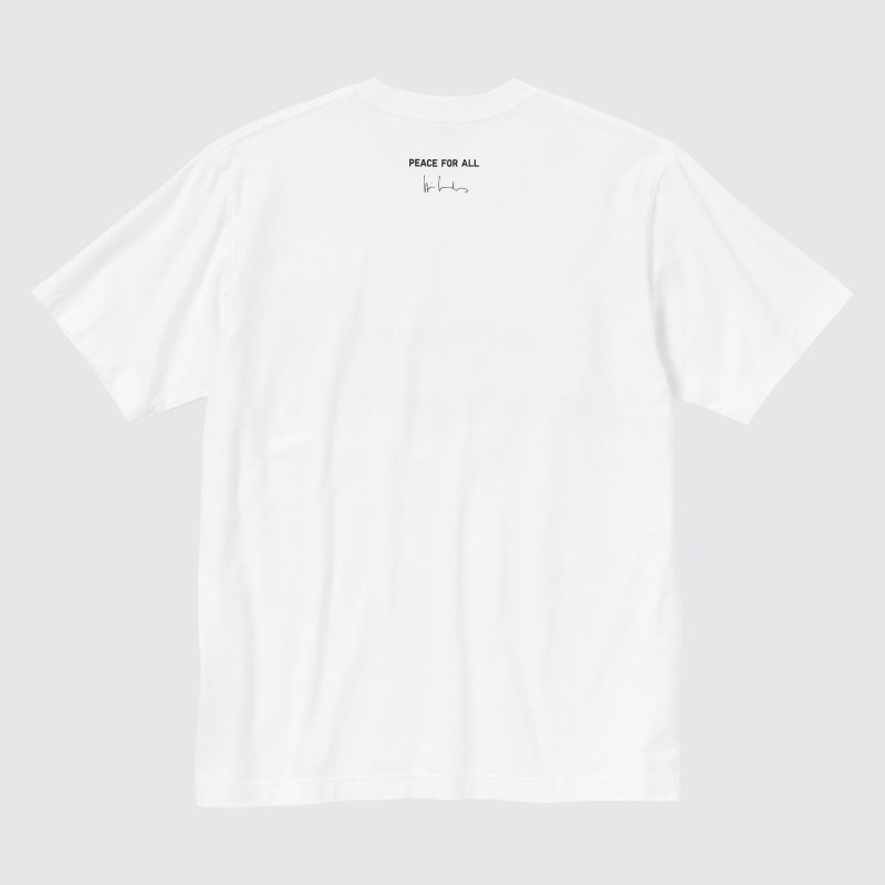 Men Uniqlo Peace For All Wim Wenders Short-sleeve Graphic T Shirts White | 6415345