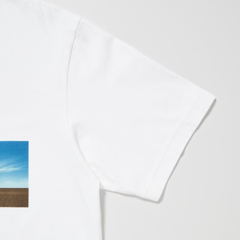 Men Uniqlo Peace For All Wim Wenders Short-sleeve Graphic T Shirts White | 6415345