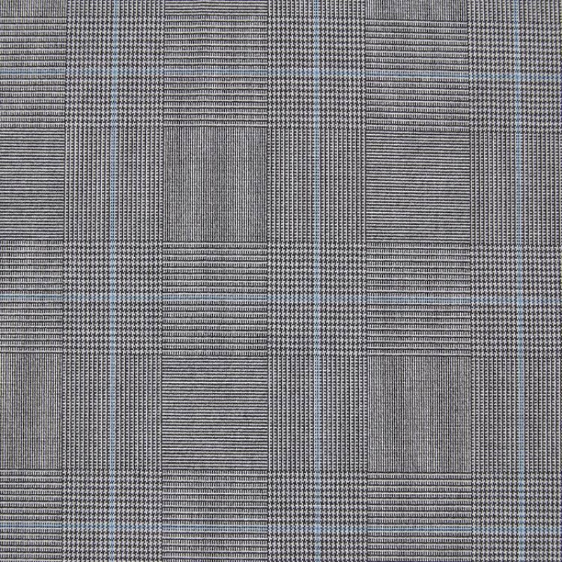 Men Uniqlo Smart Comfort Glen Checked Ankle Length Pants Grey | 236268