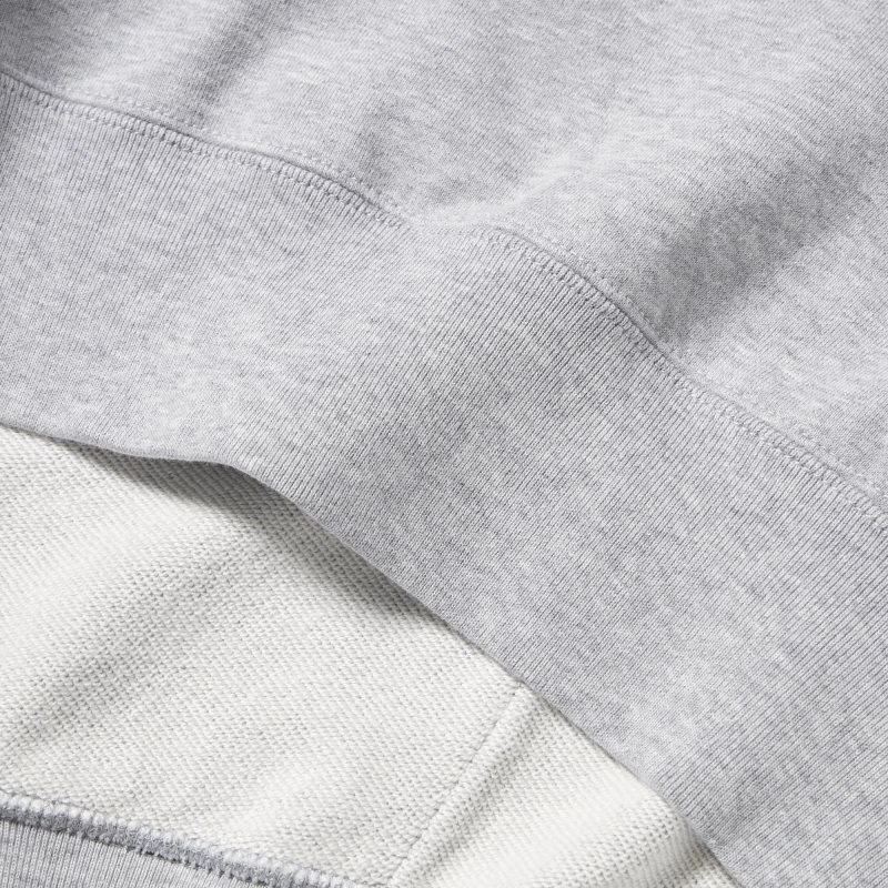 Men Uniqlo Sweat Full-zip Hoodie Grey | 3478310