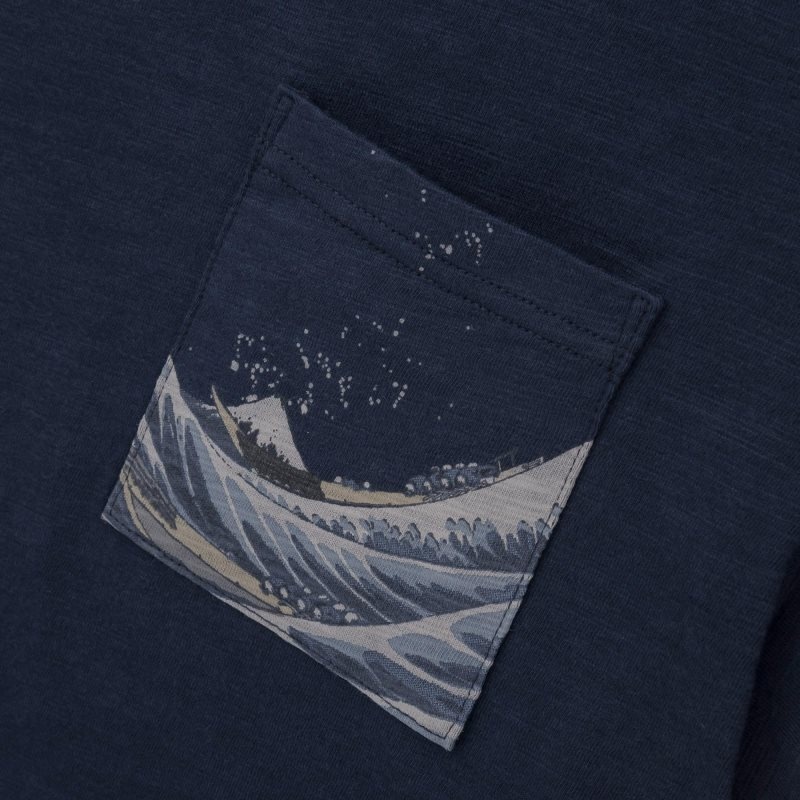 Men Uniqlo Ukiyo-e Ut Short-sleeve Graphic T Shirts Navy | 9219948