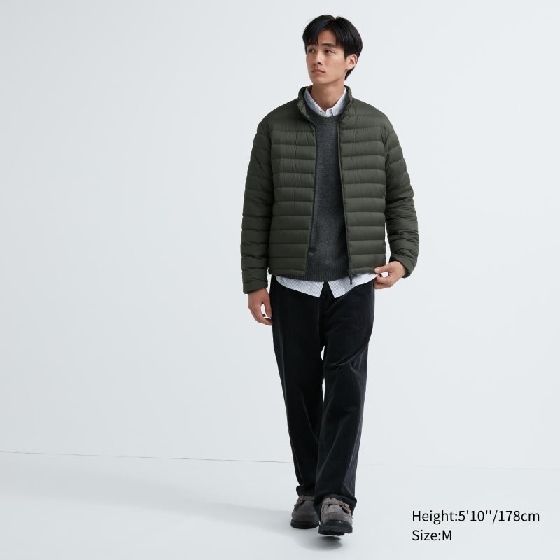 Men Uniqlo Ultra Light Down Jackets Brown | 1237939
