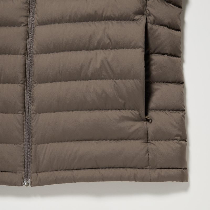 Men Uniqlo Ultra Light Down Jackets Brown | 1237939