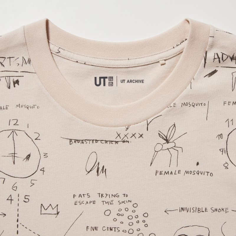 Men Uniqlo Ut Archive Ut Short Sleeve Graphic Jean-michel Basquiat T Shirts Beige | 3635410