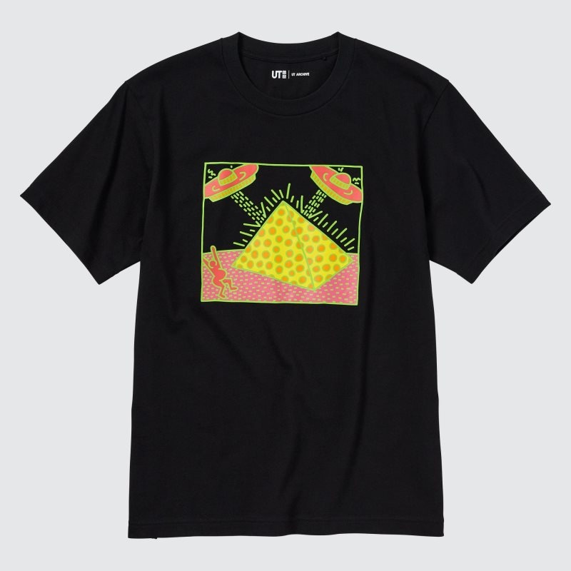 Men Uniqlo Ut Archive Ut Short Sleeve Graphic Keith Haring T Shirts Black | 4167291