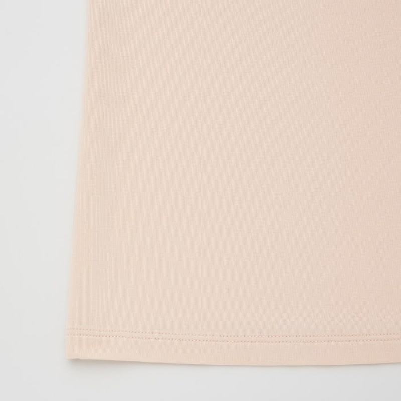 Women Uniqlo AIRism Camisole Tank Top Brown | 5391967
