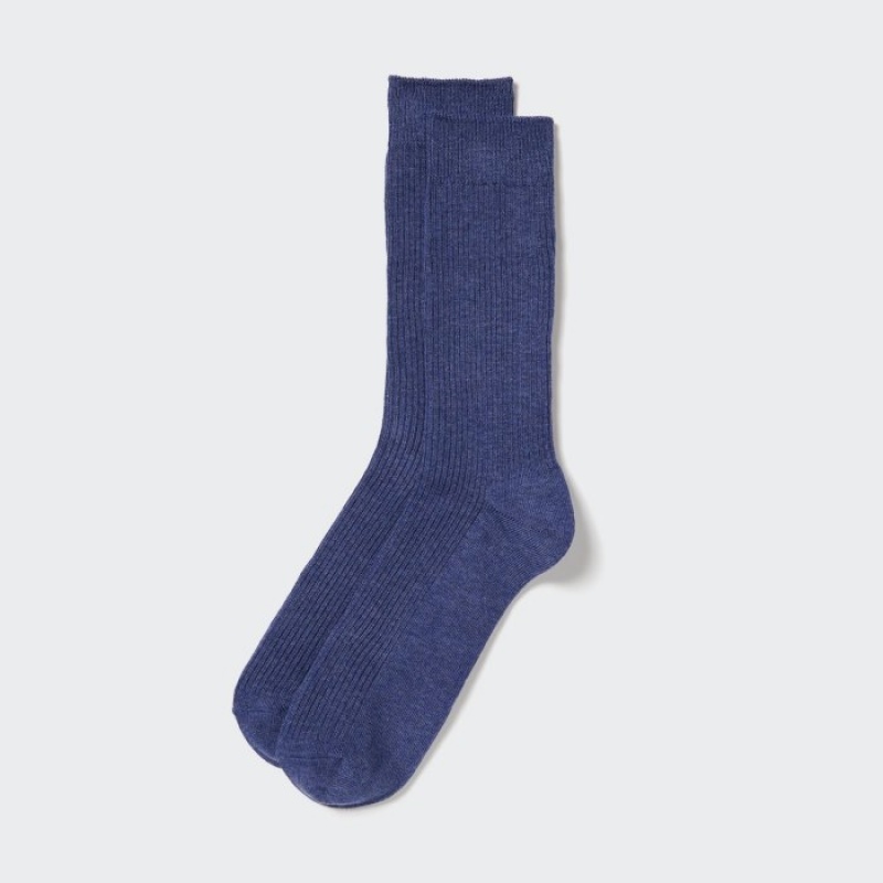 Women Uniqlo Colorful 50 Socks Purple | 5442812