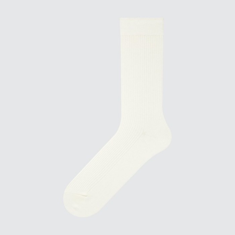 Women Uniqlo Colorful 50 Socks White | 2305217
