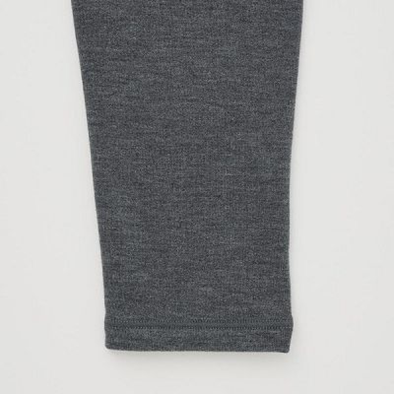 Women Uniqlo HEATTECH Ultra Warm Leggings Grey | 9285343