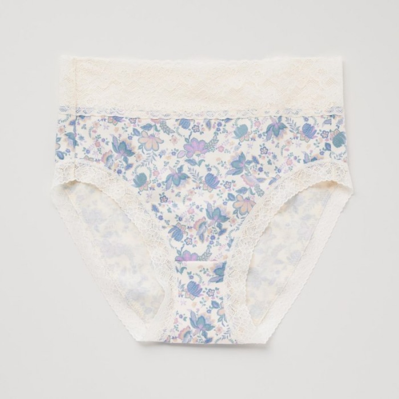 Women Uniqlo High-Rise Briefs Grey | 9897586