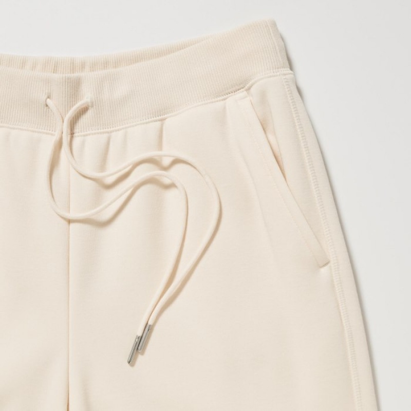 Women Uniqlo Jogger Pants White | 5573744