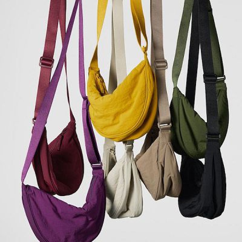 Women Uniqlo Round Mini Crossbody Bags White | 273646