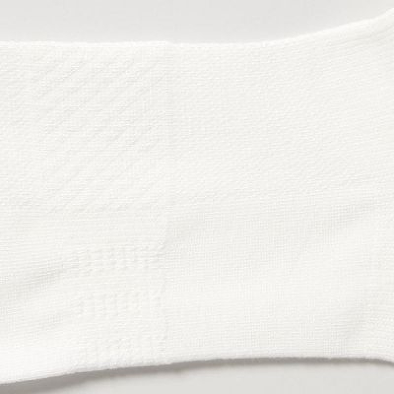 Women Uniqlo Sports Short (3 Pairs) Socks White | 5012131