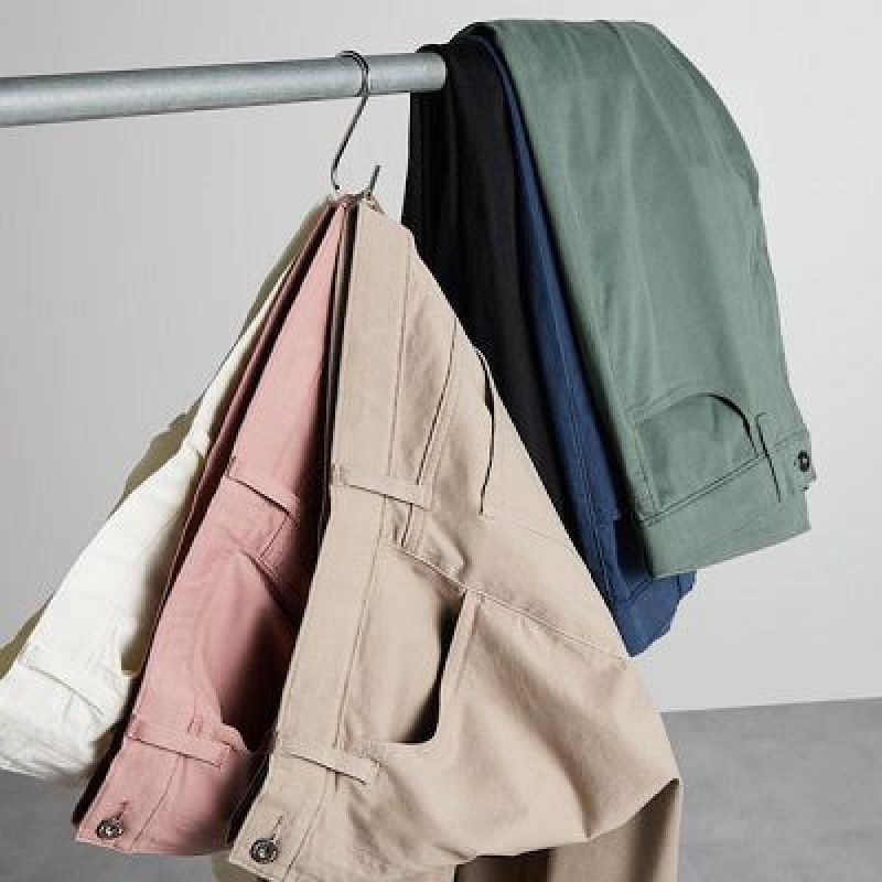 Women Uniqlo Ultra Stretch Color Jeans Olive | 6378774